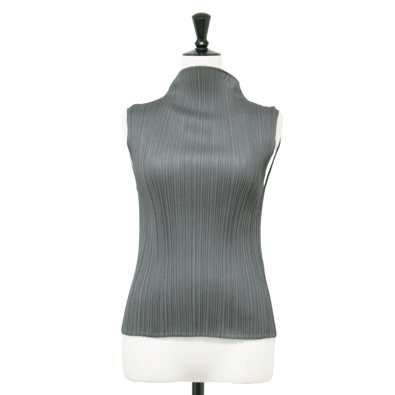 プリーツプリーズPLEATS PLEASE プリーツハイネックノースリーブ