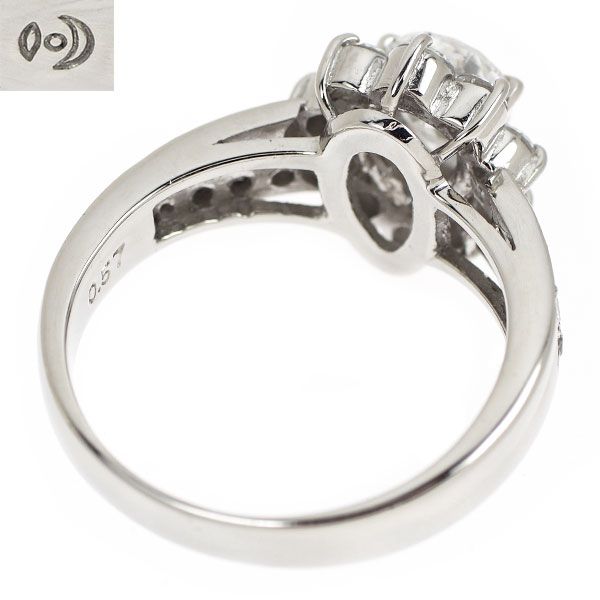 新品仕上げ　0.509カラット　pt900 ペアシェイプダイヤモンドリング 楽天市場】【中央宝石研究所 鑑定書 ソーティングダイヤモンド】pt900