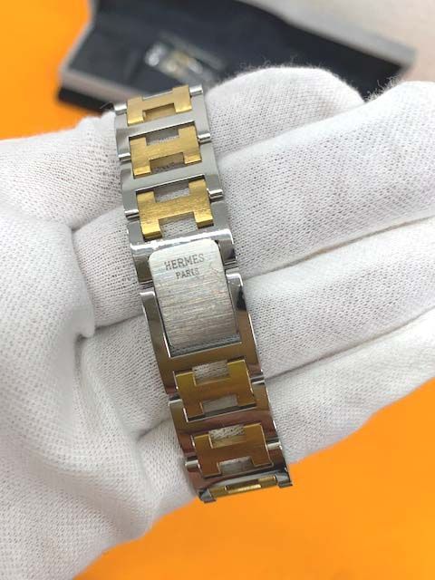8DM43 HERMES エルメス 腕時計 クリーパー CL4210 電池交換済 HERMES エルメス クリッパー CL4.210の電池交換