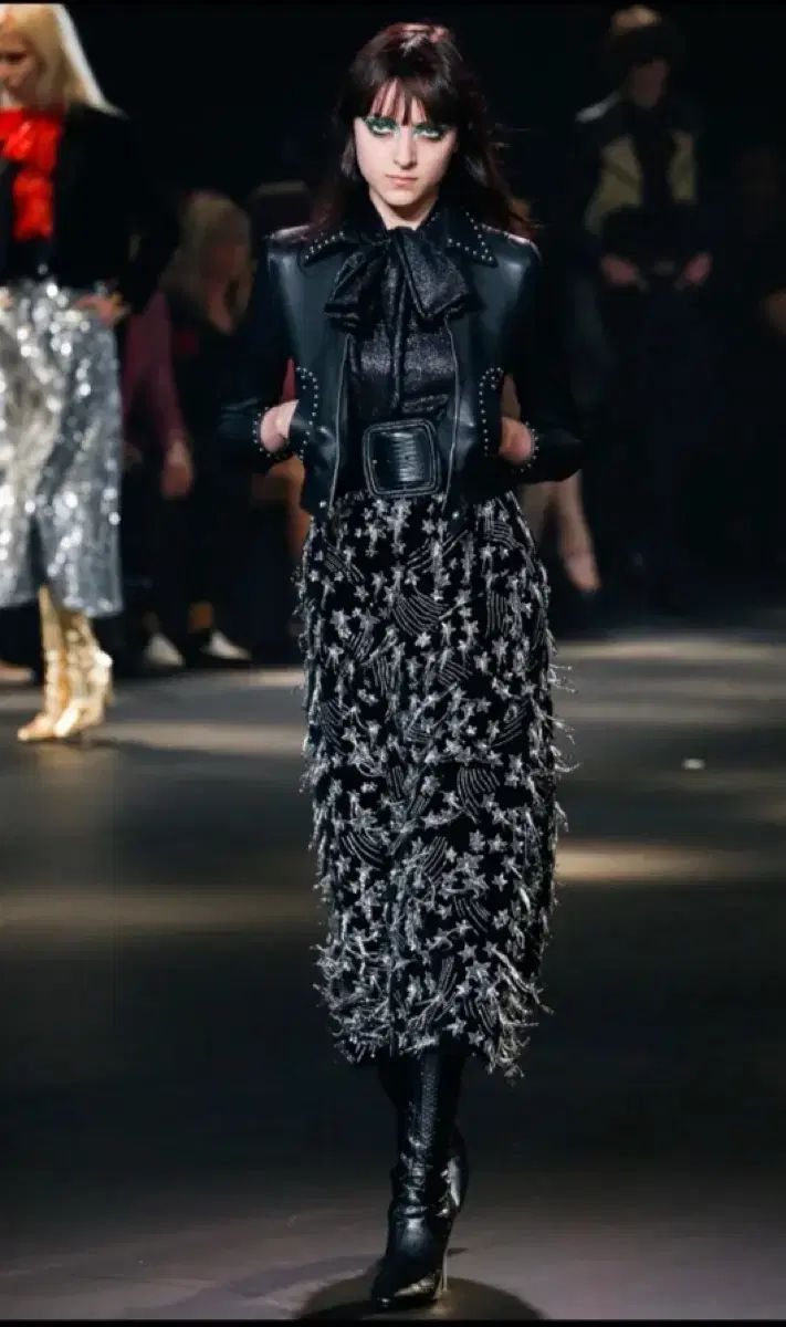 サンローラン 滑走路 メイン ブルゾン ジャケット 出品 ロッキー