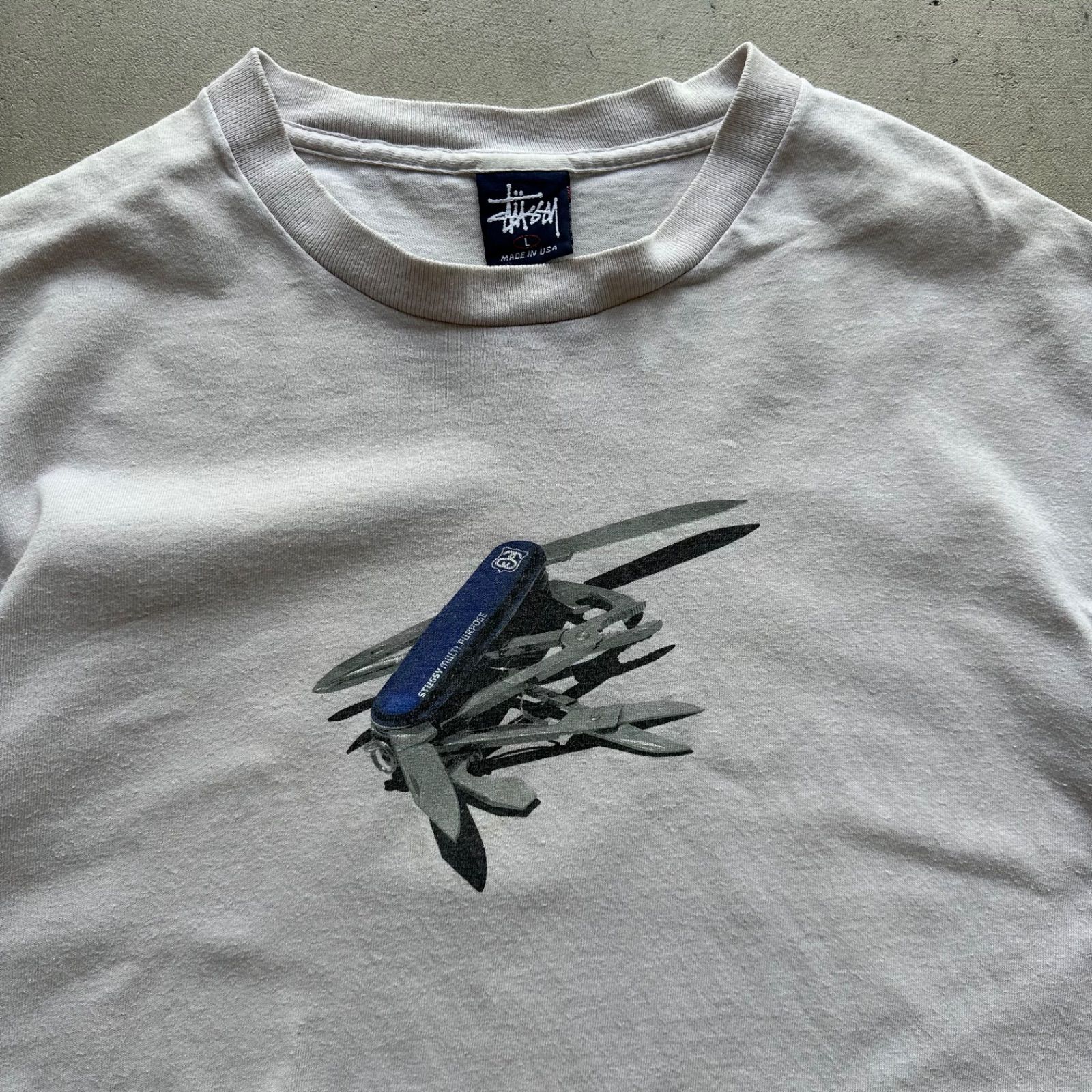 90s old stussy オールドステューシー　usa製 STUSSY(ステューシー) 90s OLD STUSSY CLOWN S LOGO TEE