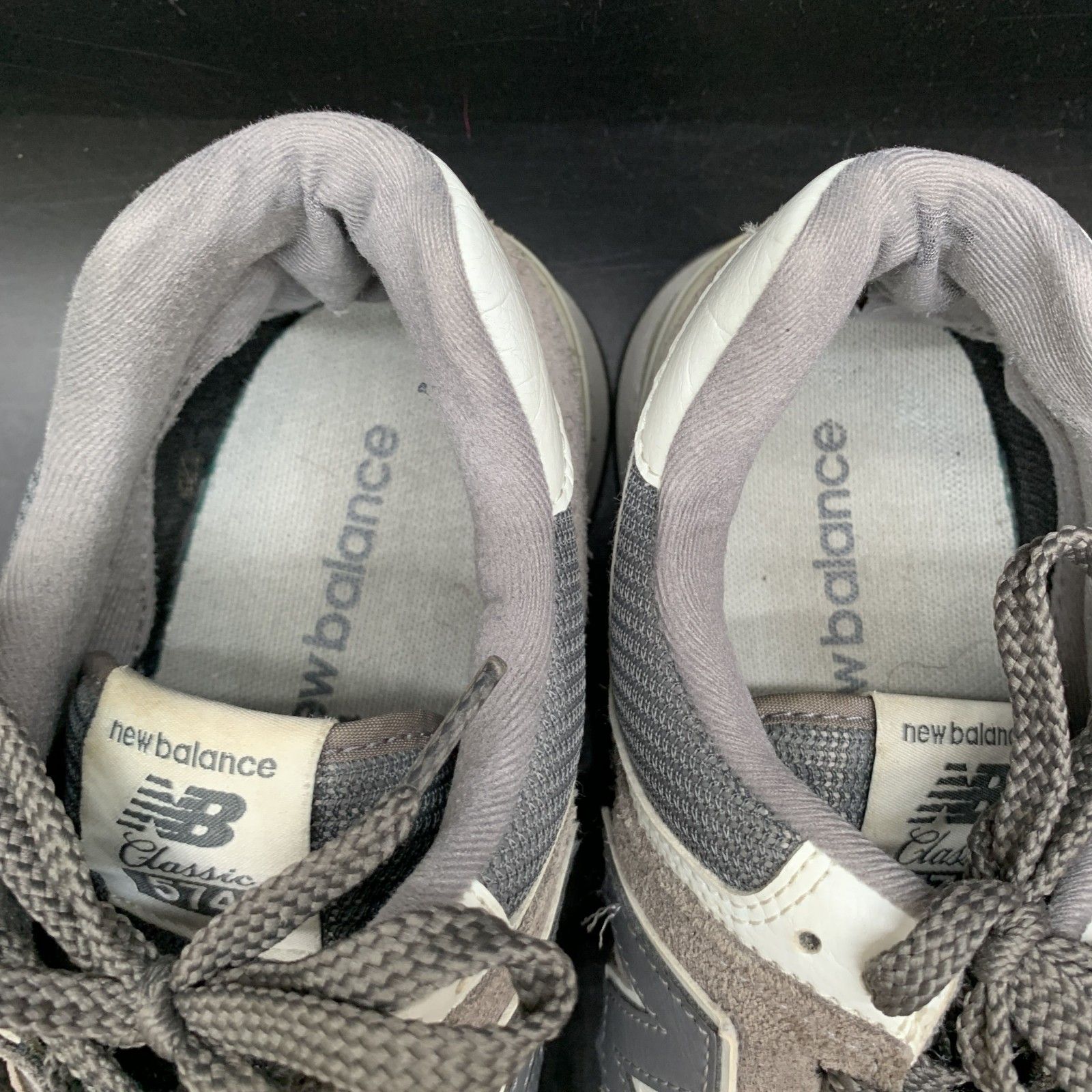 N374　New Balance ニューバランス ML574ESN スエード メッシュ スニーカー size27cm/グレー メンズシューズ　靴 N374 New Balance ニューバランス ML574ESN スエード メッシュ