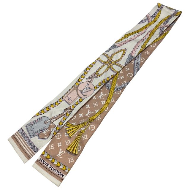 LOUIS VUITTON シルクバンダナ LOUIS VUITTON ルイヴィトン スカーフ バンドー シルク バンダナ