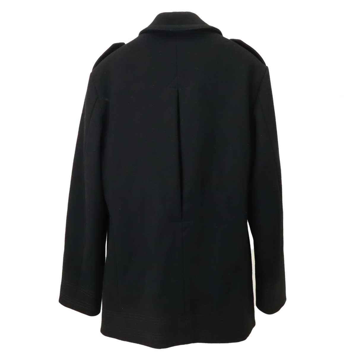 【LOUIS VUITTON】ルイヴィトン カシミヤ100 Pコート 黒 正規品 LOUIS VUITTON ルイ ヴィトン ピーコート Pコート アウター