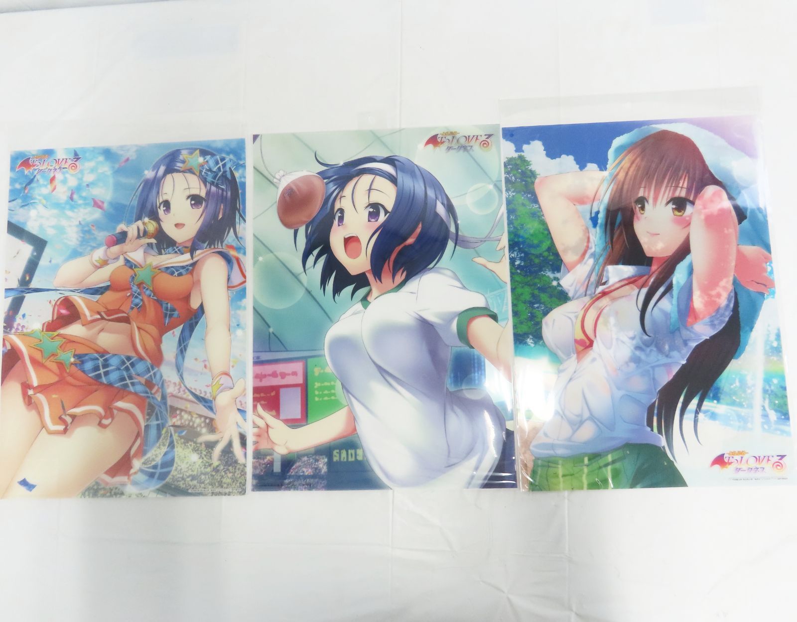 未開封☆ToLoveる ダークネス A3クリアポスター 15枚セット 唯