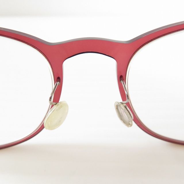 anzg リンドバーグ LINDBERG メガネフレーム081|B2D1 6529 47□20 140 デンマーク製 赤 シルバー 度入りレディース 943893 STEELWINDOWSANDDOORS_COM