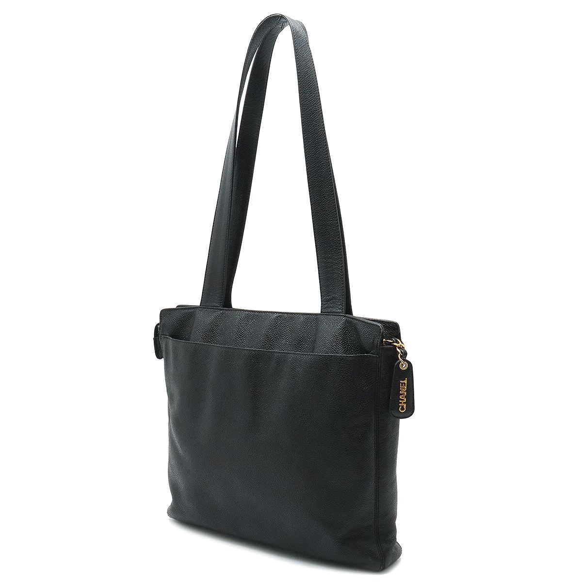 CHANEL シャネル ロゴ トートバッグ ショルダーバッグ セミショルダー