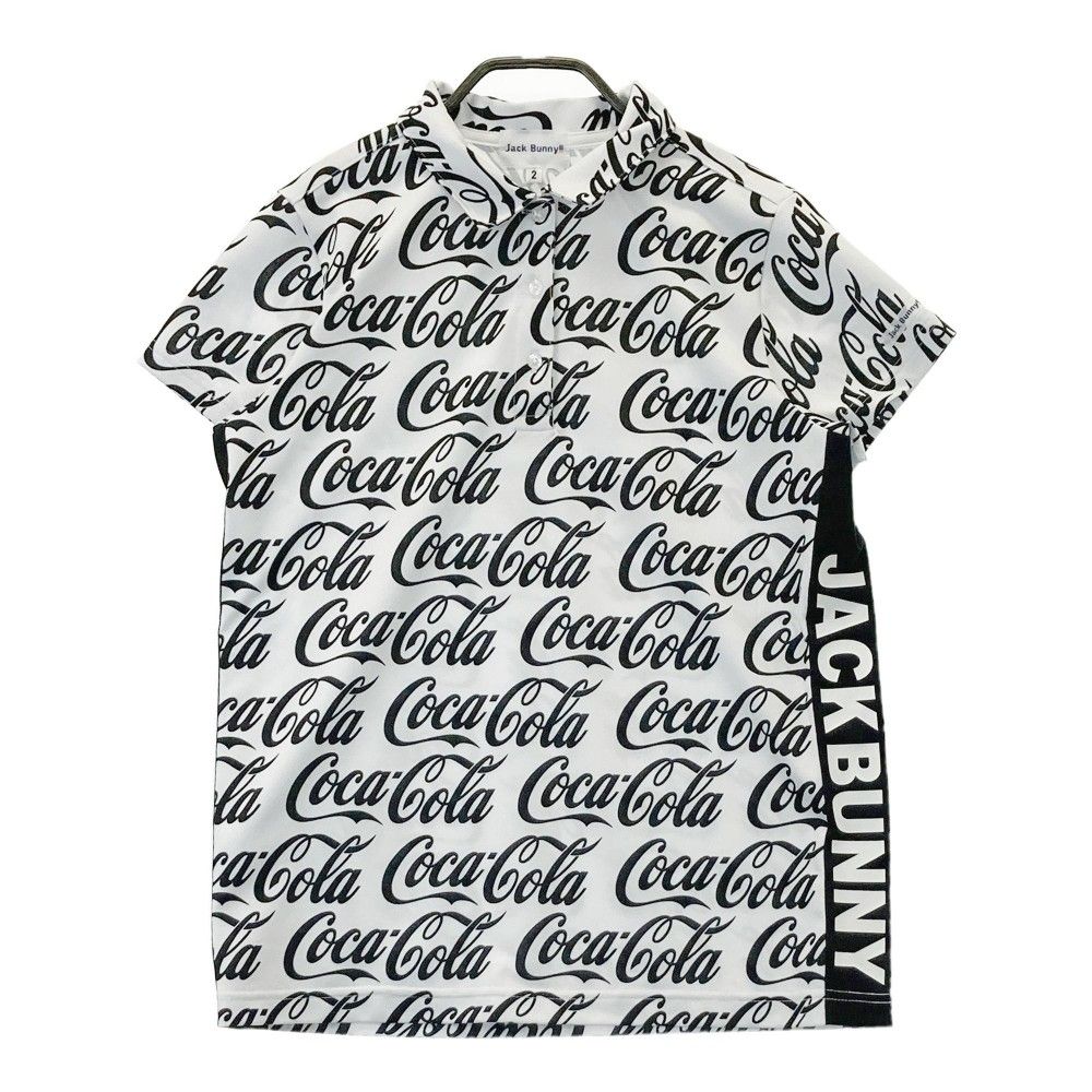 サイズ：2 JACK BUNNY ジャックバニー ×コカ・コーラ 半袖 ポロシャツ
