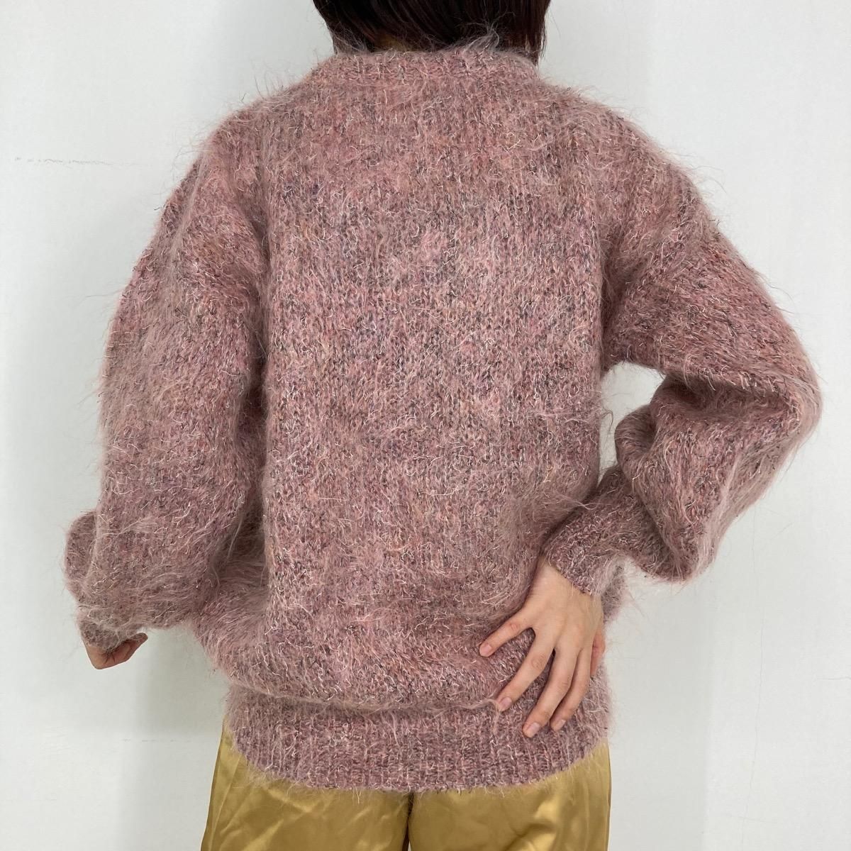 Irish mohair collection モヘアニットセーター レディースL