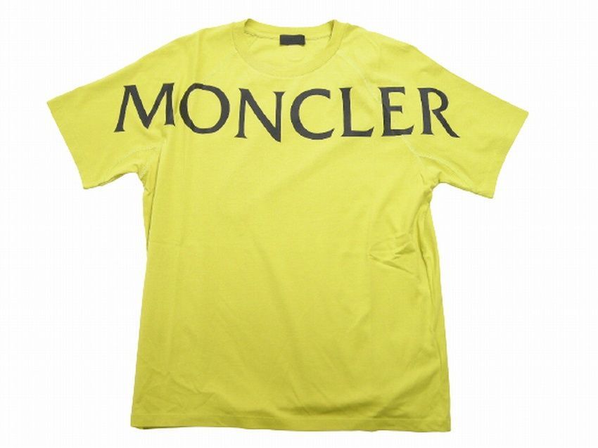 宜しくお願い致しますモンクレール　ジーニアス　半袖Tシャツ　ビッグロゴ　M
