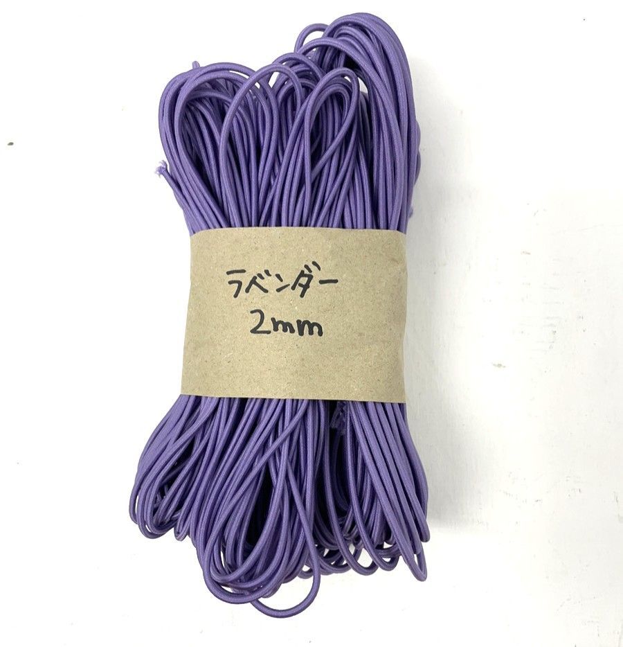 丸ゴム紐 茶色 3.5mm 2000m No.438 未使用パラコード 丸ゴム 各種 