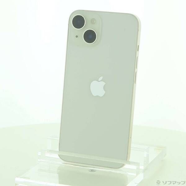中古品〕 iPhone14 128GB スターライト MPUQ3J／A SIMフリー【258
