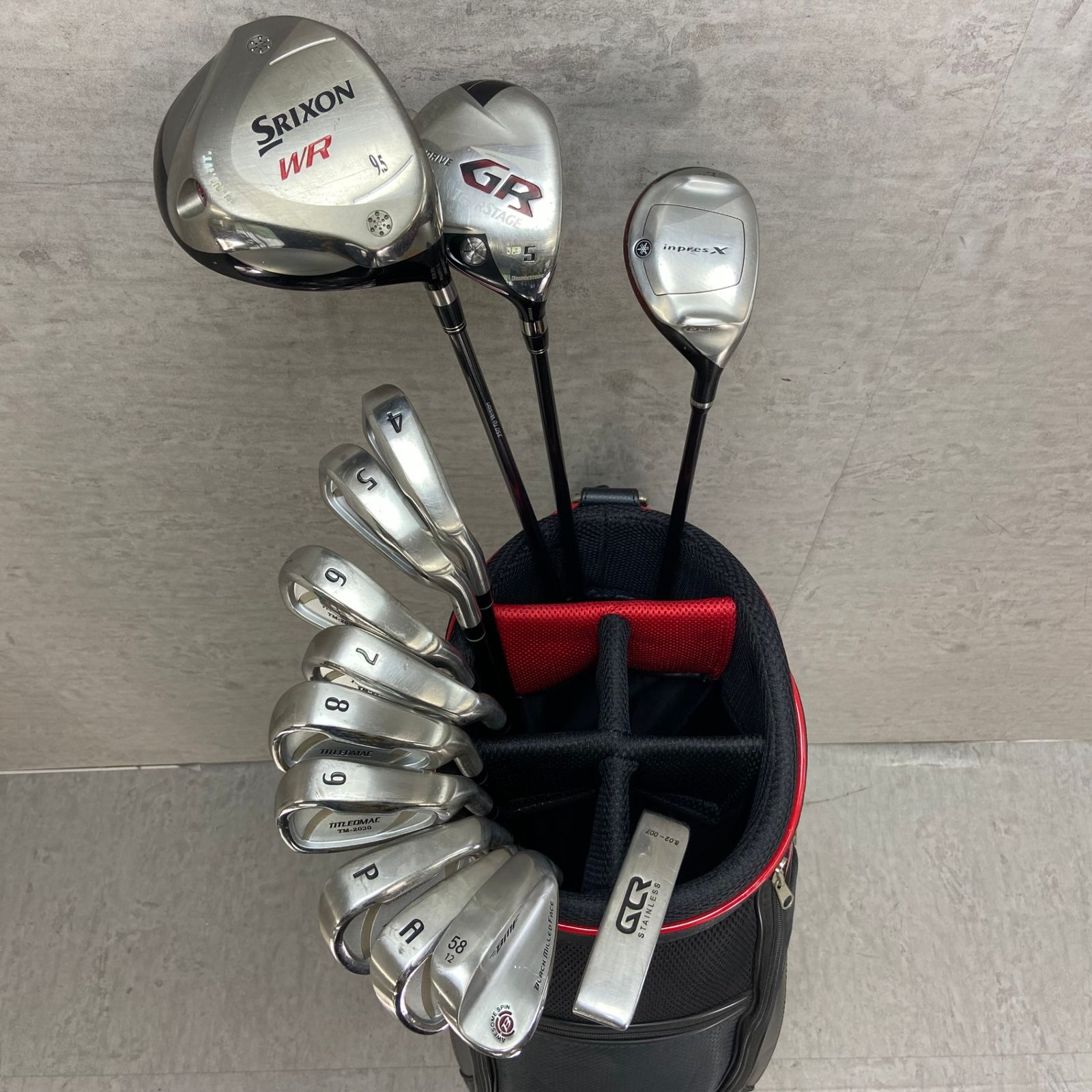 ワークス　ホンマ　メンズゴルフ14本セット　カーボン　R　右利き用　入門用 ワークス ホンマ メンズゴルフ14本セット カーボン R 右利き用 入門用