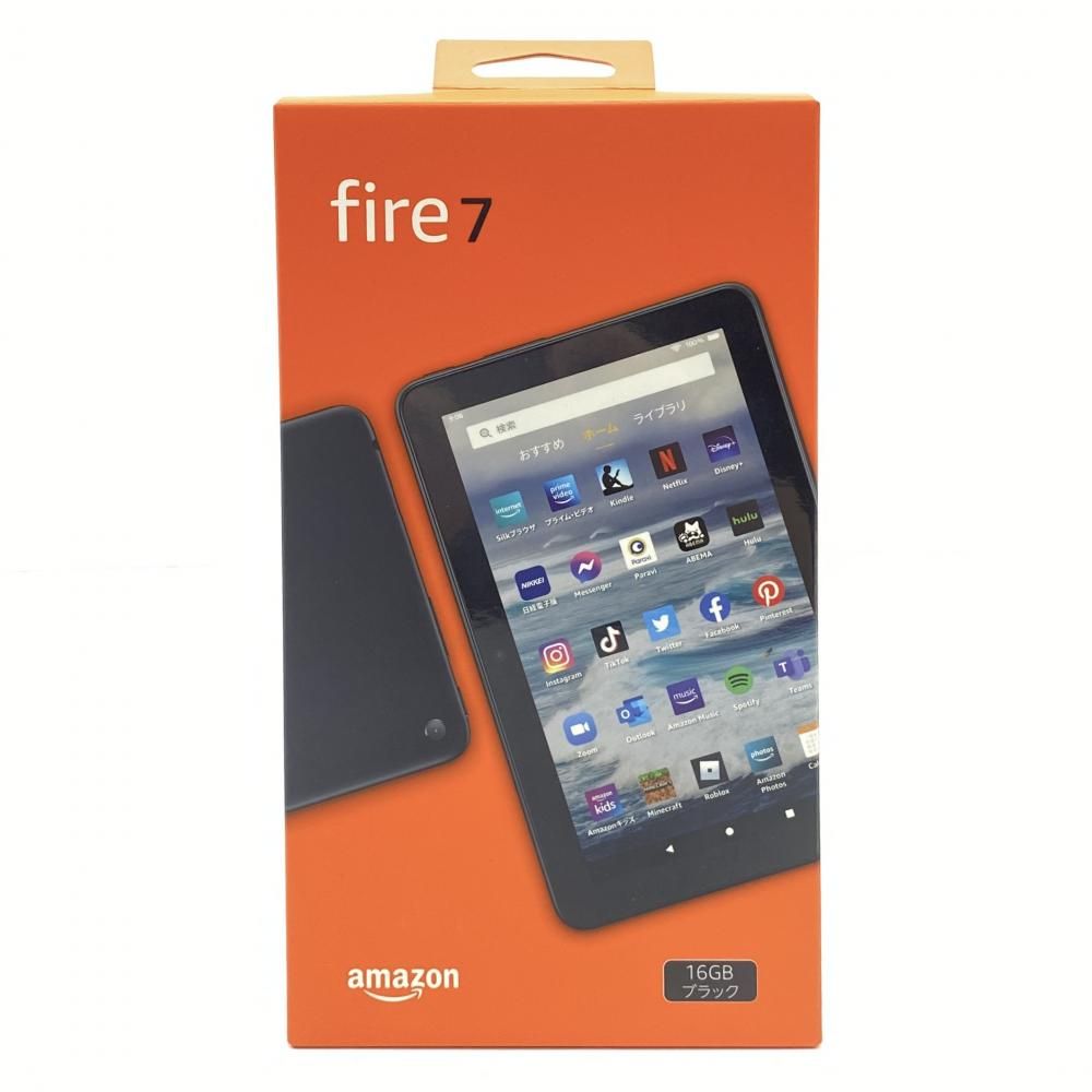 【中古】【未開封】Amazon Fire7 第12世代 16GB 2022年発売モデル ブラック タブレットPC[95]