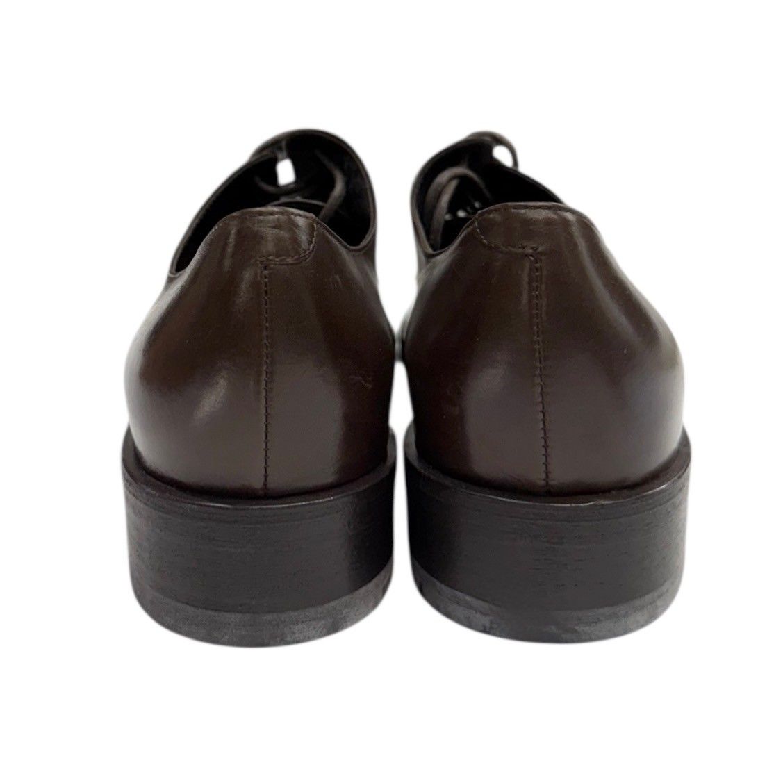 Gianvito Rossi ジャンヴィットロッシ　定価12万弱　35 1/2 Gianvito Rossi ジャンヴィトロッシ レザープレーントゥシューズ