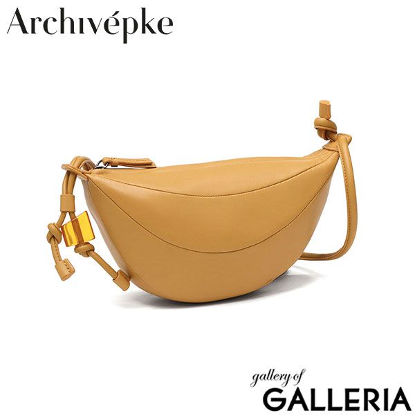 【商品レビューで＋5％】アーカイブエプク ショルダーバッグ レディース 小さめ 斜めがけ 軽い レザー Archivepke ミニ 3WAY Small fling bag OVBAX25001 アーカイブエプク ショルダーバッグ レディース 小さめ 斜めがけ 軽量