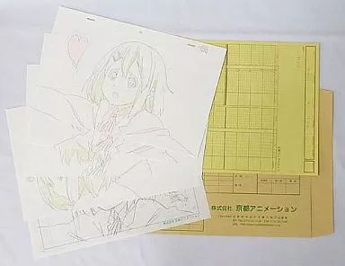 中古】セル画・原画 ≪アニメ・漫画系書籍≫ けいおん!!描き