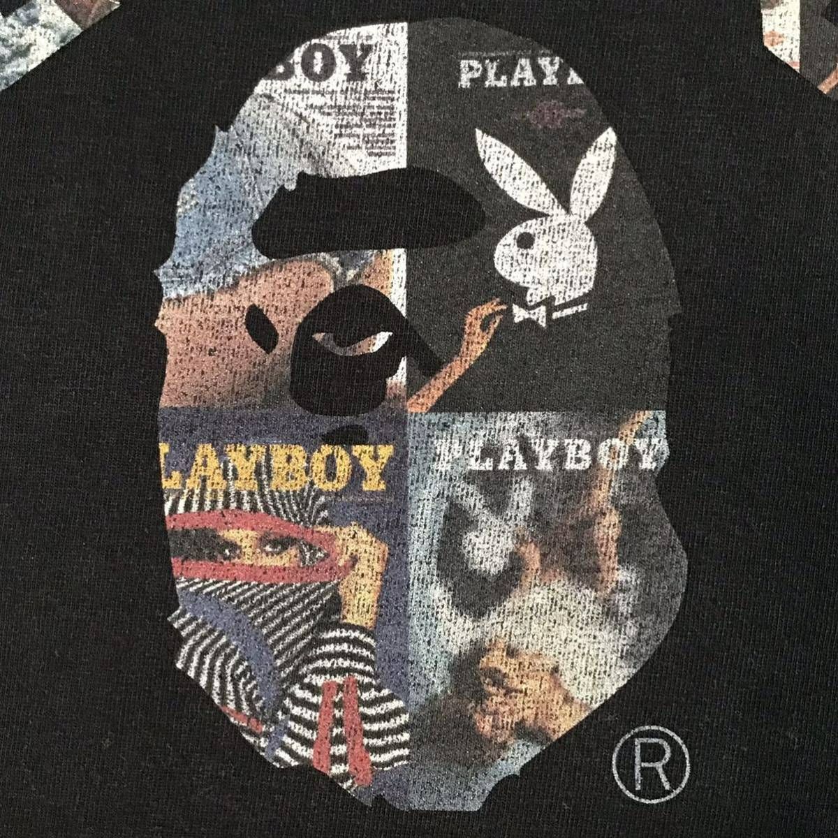 ☆XL☆ PLAYBOY × BAPE カレッジロゴ Tシャツ a bathing ape ☆XL☆ PLAYBOY × BAPE カレッジロゴ Tシャツ a bathing ape