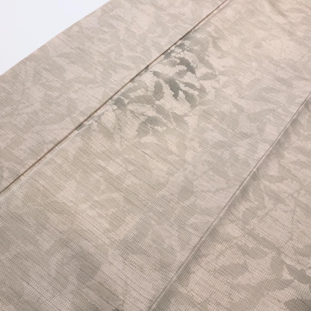 小紋 十代坂東三津五郎 葉模様 生成色 ガード加工 トールサイズ K-4698 小紋 十代坂東三津五郎 葉模様 生成色 ガード加工 トールサイズ
