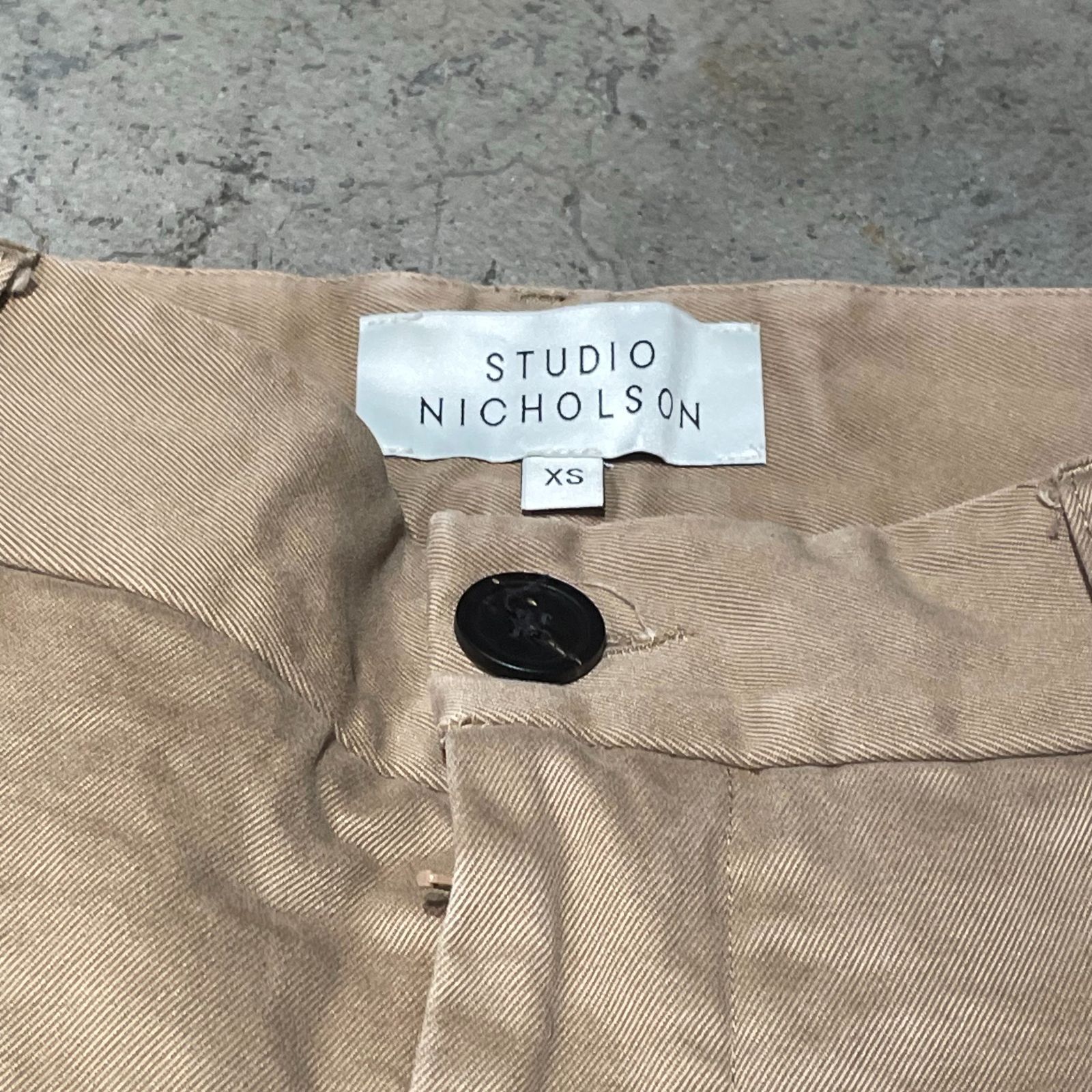 STUDIO NICHOLSON スタジオ ニコルソン SN-132 BRIDGES PANT STUDIO NICHOLSON スタジオ ニコルソン SN-132 BRIDGES PANT