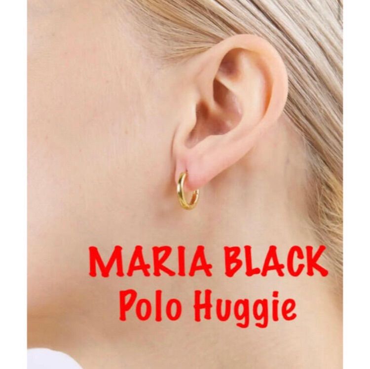 新品豊富なmaria black ポロハギーピアス　ゴールド アクセサリー