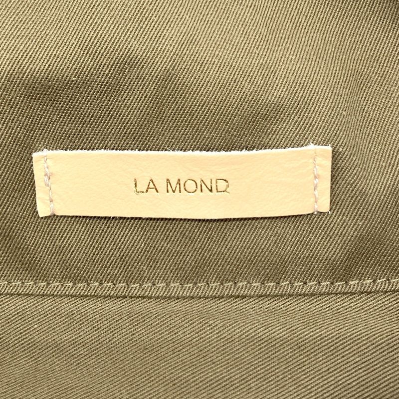 LAMOND ラモンド スタンドスナップジャケット LM-S-076-CT 無地 JACKET 古着 メンズ サイズ3 Mサイズ相当 オリーブ アウター A14750 KANDAIZUMI_COM
