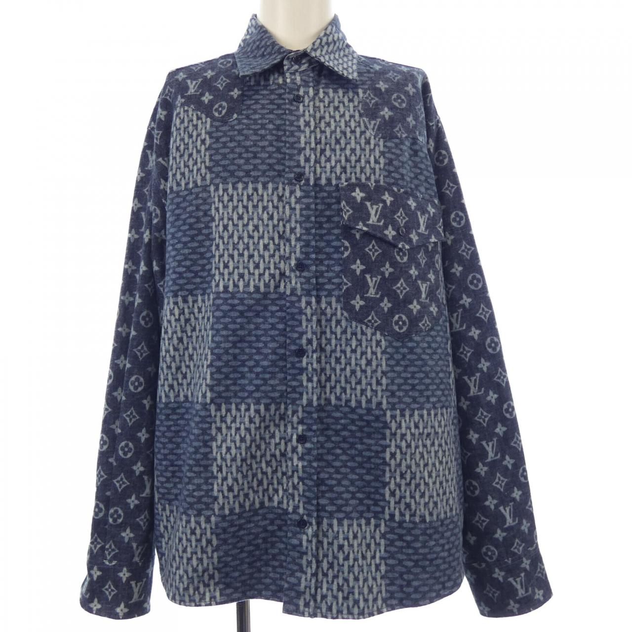 ルイヴィトン LOUIS VUITTON モノグラムウエーブジャイアントダミエ NIGO HJS02WVJI シャツ