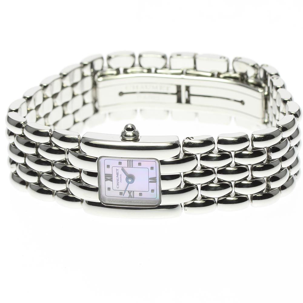 ショーメケイシスクォーツレディース Chaumet（ショーメ） ケイシス ピンクシェル クォーツ 中古