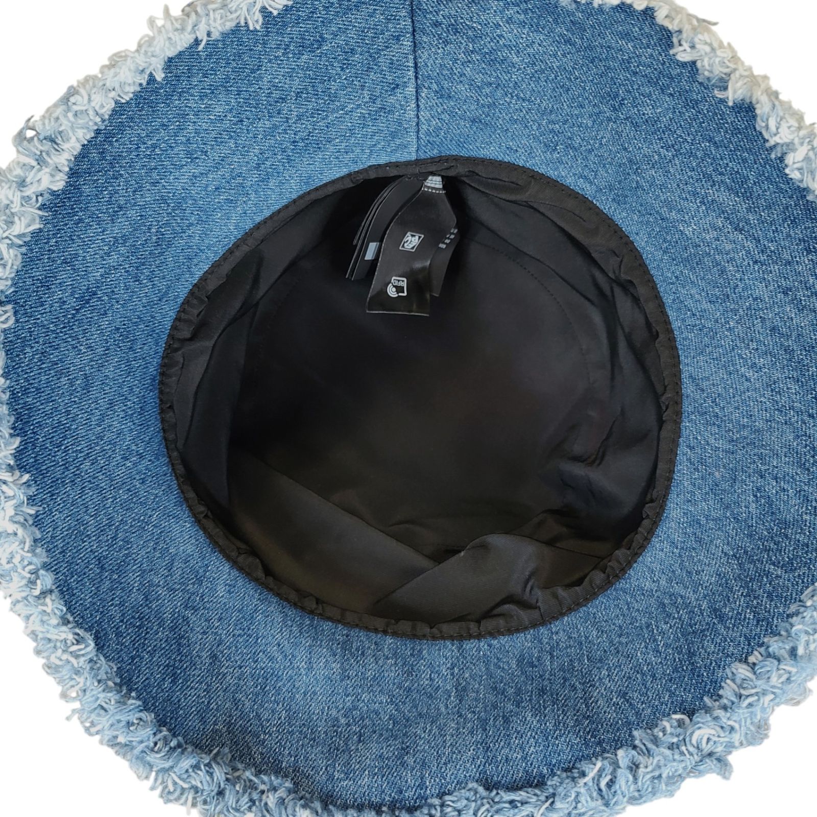MIUMIU ミュウミュウ DENIM LOGO WASH デニム バケットハット