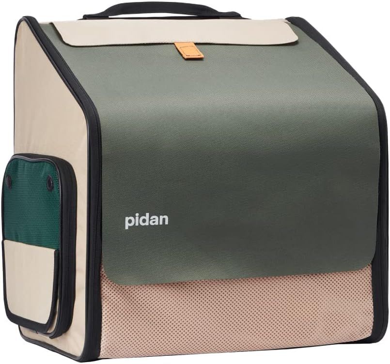 pidan 拡張 猫 キャリー リュック 大型 ペット キャリーバッグ 猫トイレ付き 犬 猫 中 大型猫用 小型犬 うさぎ用 通気性 避難用|お出かけ|ドライブ|旅行|通院|防災 拡張