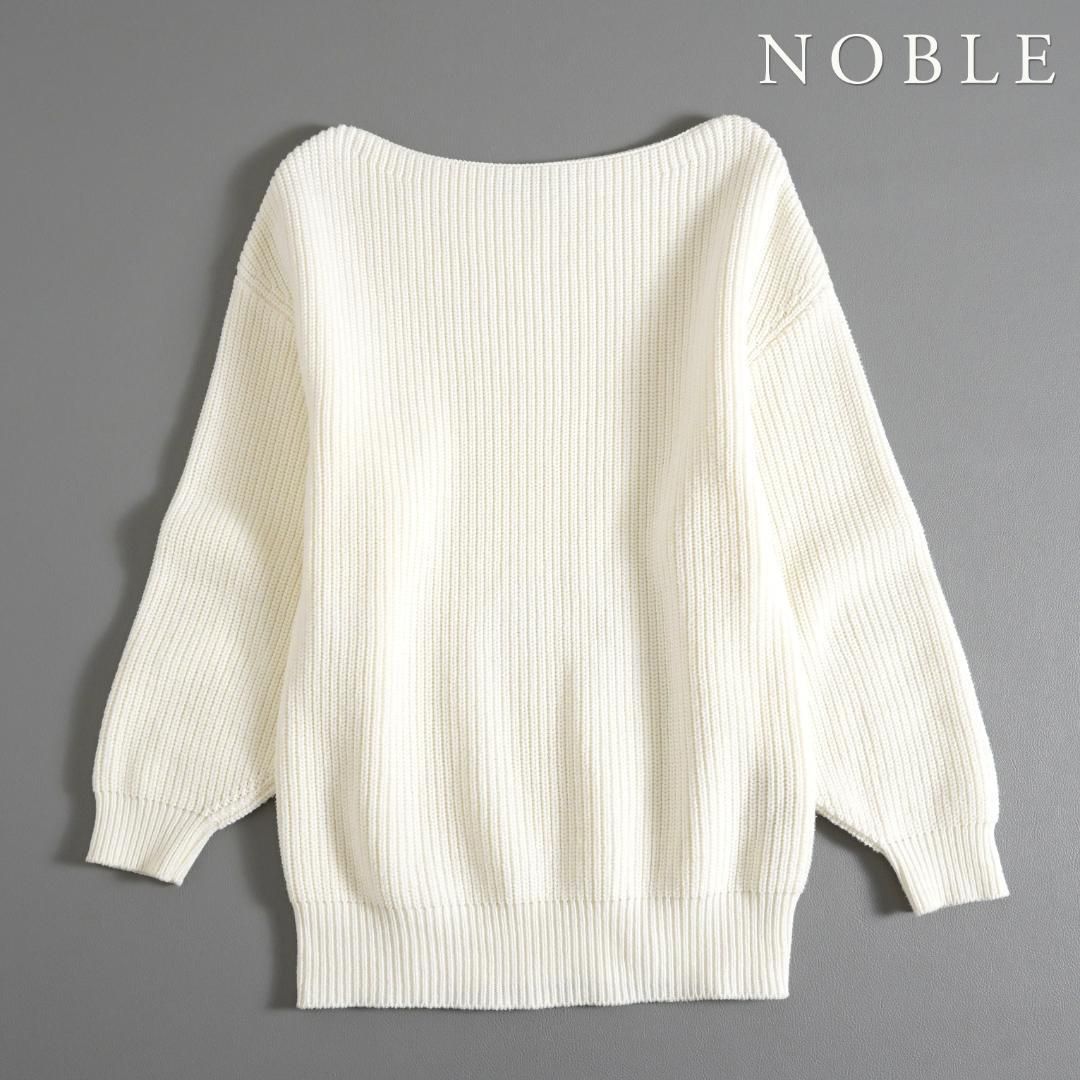 Noble - 310t*美品 ノーブル NOBLE 片畦ボートネックプルオーバー. 310t*美品 ノーブル NOBLE 片畦ボートネックプルオーバー - メルカリ