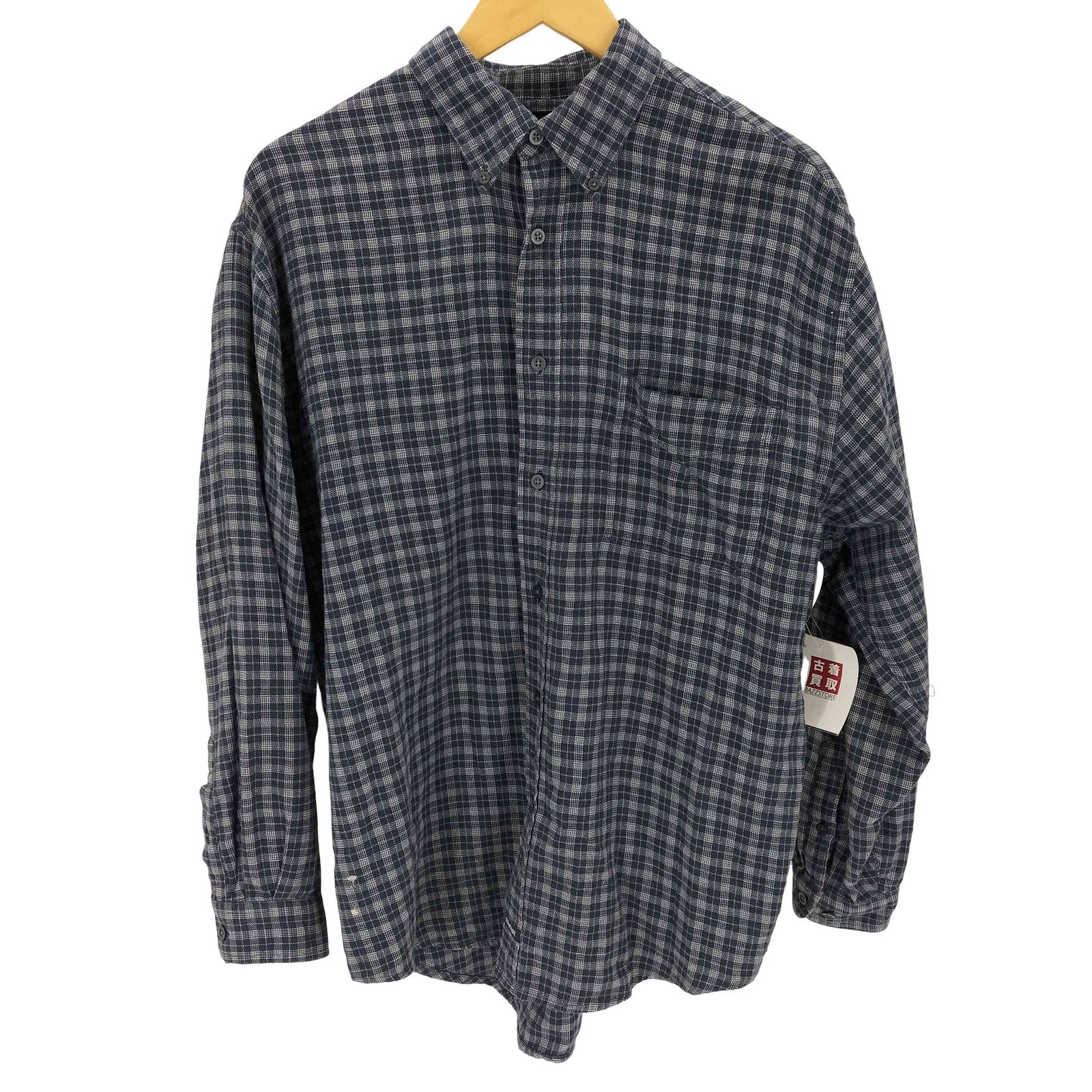 ストラクチャー STRUCTURE ボタンダウンチェックシャツ メンズ import：M 