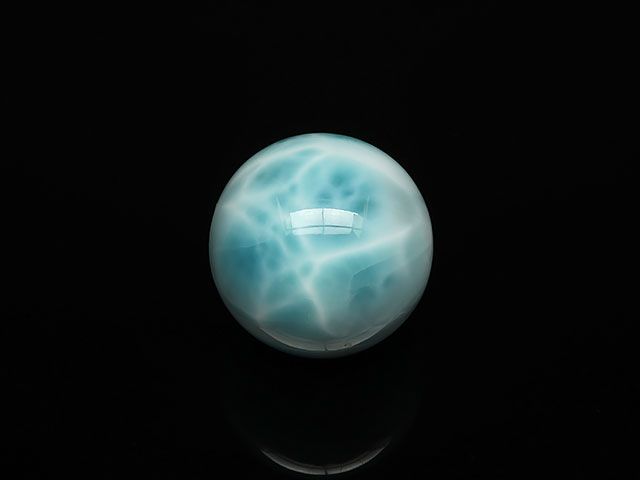 鑑別書付き】ラリマー スフィア 28mm No.8【1点もの】 / 60-46 LM-SF8