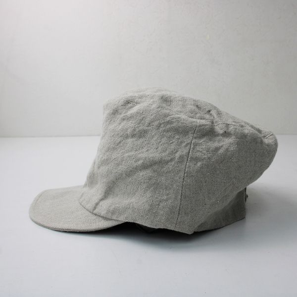 2022SS evam eva エヴァムエヴァ linen cap リネンキャップ