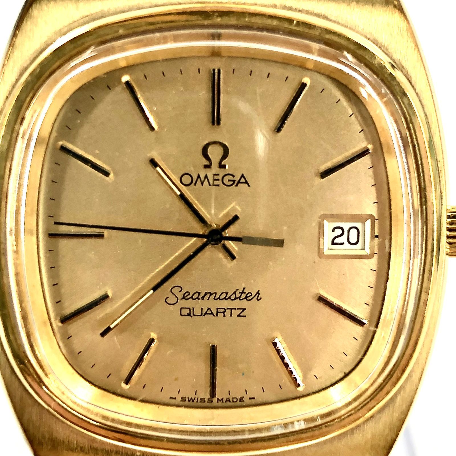 OMEGA オメガ メンズ腕時計 SEAMASTER シーマスター スクエア SS/QZ