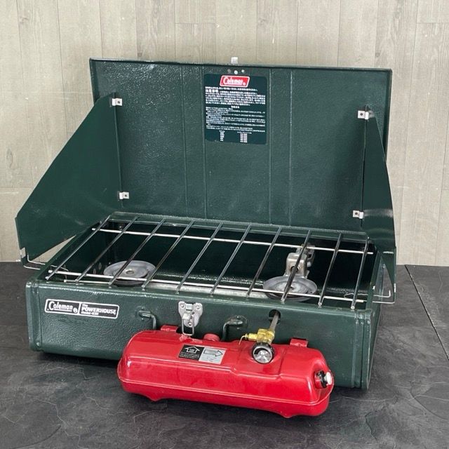 コールマン ツーバーナー 【中古】動作保証 Coleman パワー コールマン ツーバーナー 【中古】動作保証 Coleman パワー