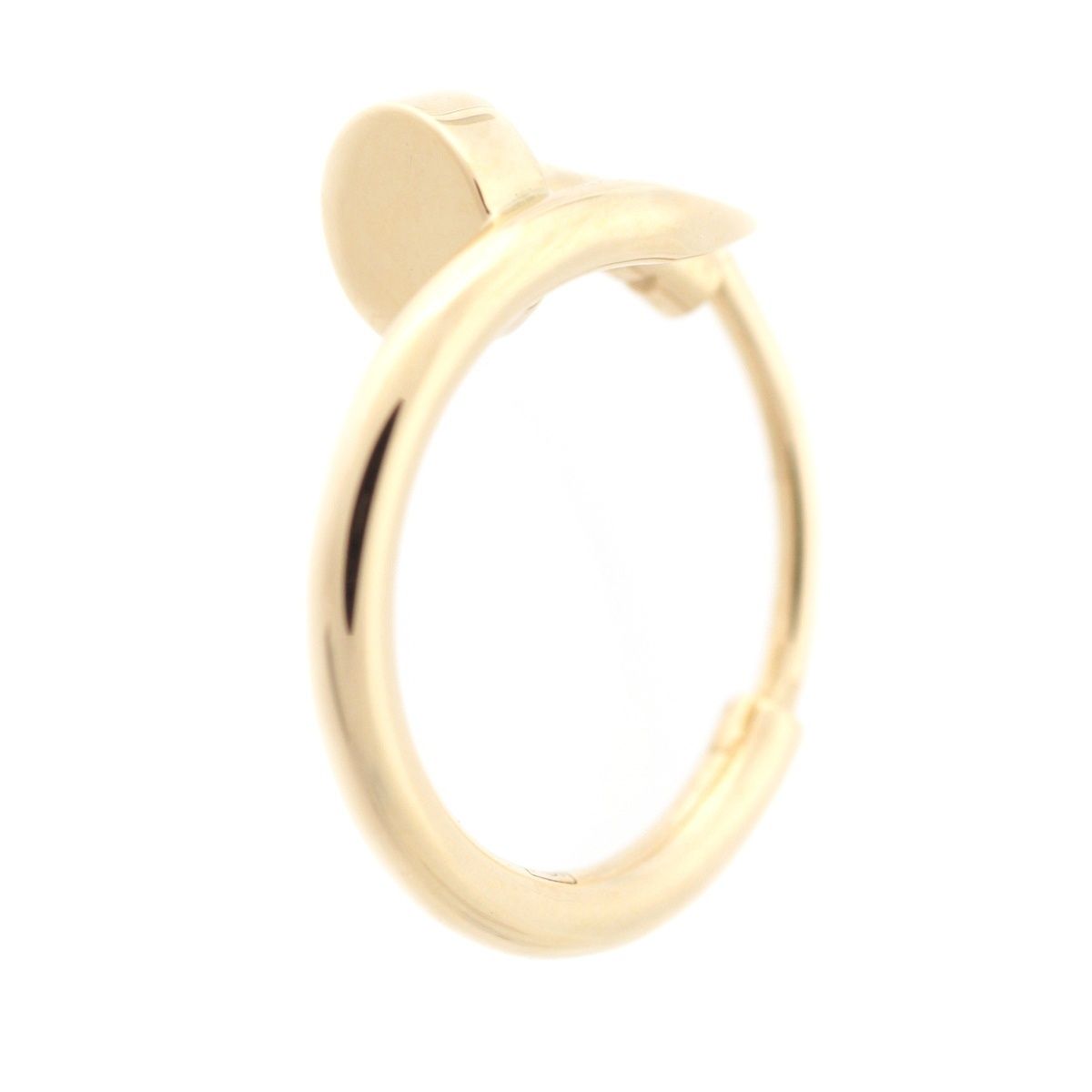 カルティエ 25年 Juste un Clou ジュスト アン クル ピアス ジュエリー Au750 B8301446 イエローゴールド 1.2g