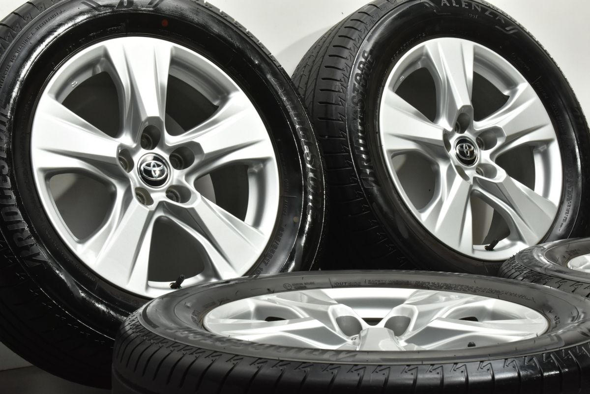 トヨタ RAV4 純正 17in 7J 35 PCD114.3 ブリヂストン アレンザ 001 225|65R17 ハリアー ヴァンガード 流用 ノーマル戻し 可