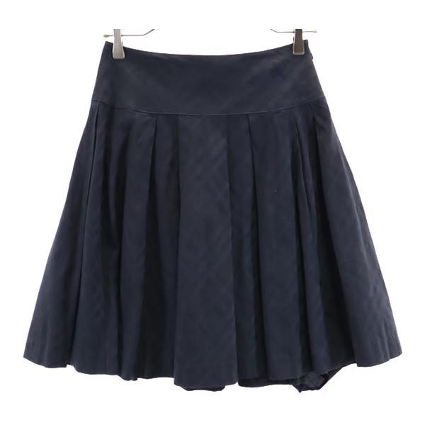 バーバリーブルーレーベル 三陽商会 チェック プリーツスカート 36