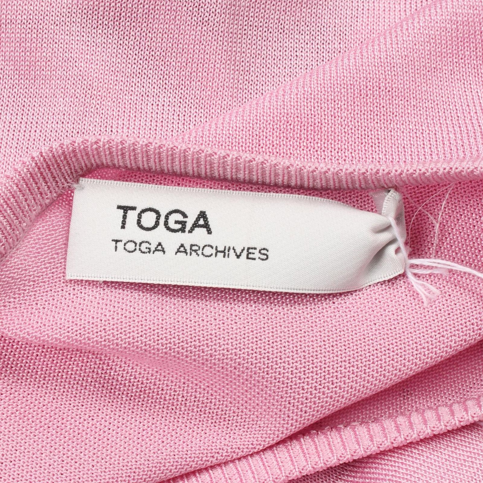 【美品】TOGA ARCHIVES トーガ 変形 ワンピース シルク トーガ TOGA ワンピース シルク ワンピース レディース Used A