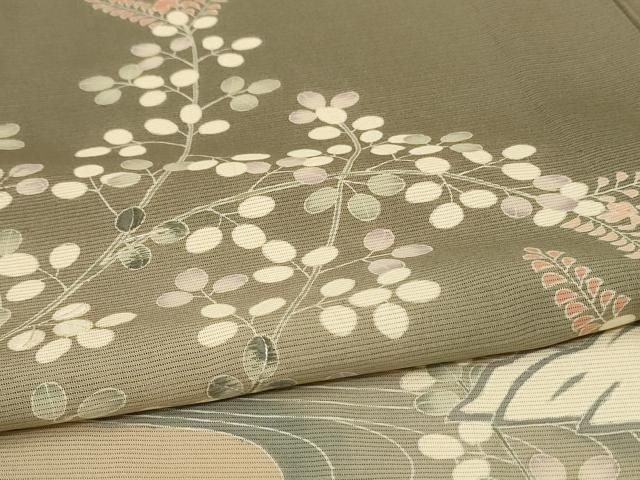 平和屋着物＊夏物　訪問着　絽　流水草花文　正絹　逸品　AABA2905jd 平和屋着物＊夏物 訪問着 絽 流水草花文 正絹 逸品 AABA2905jd 平和屋