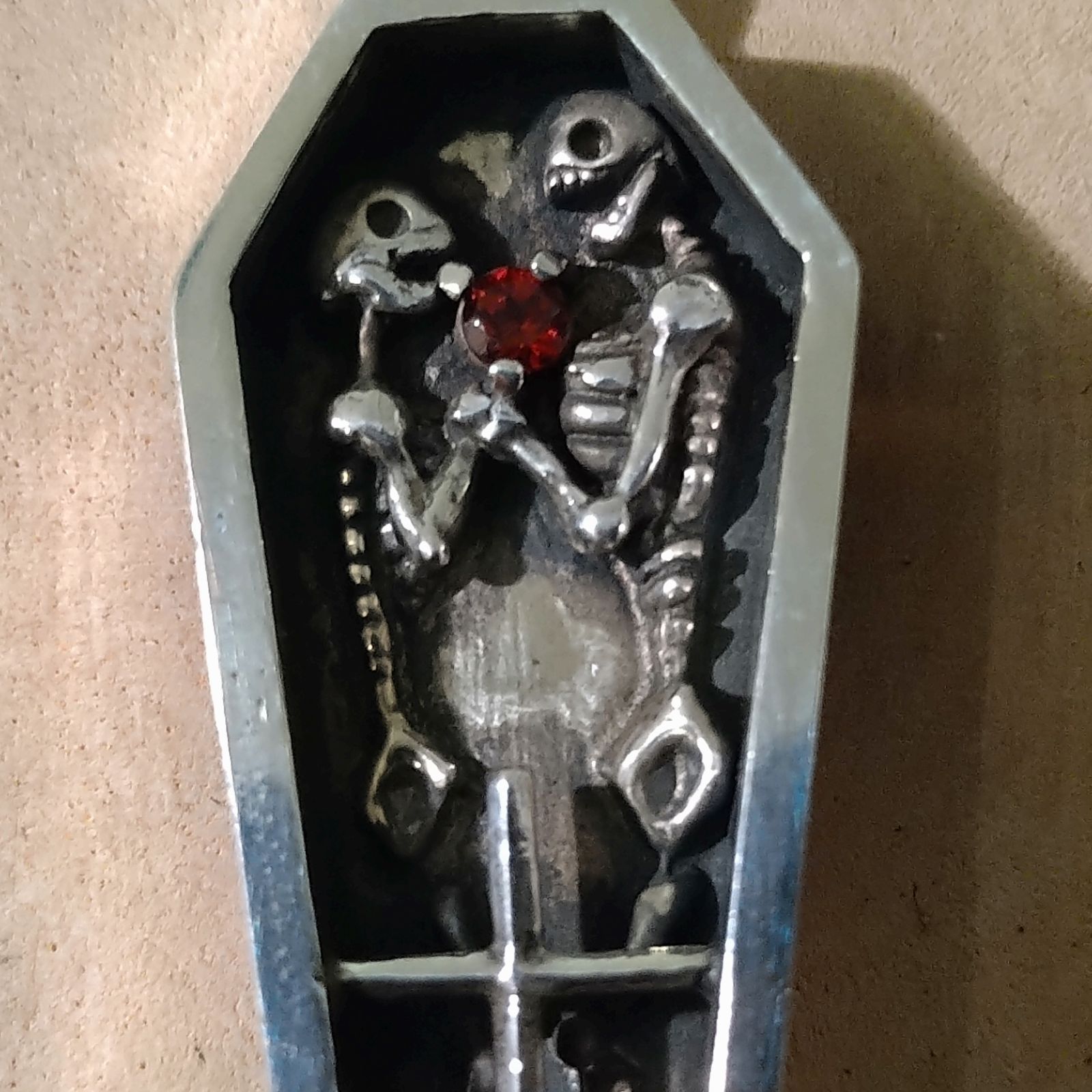 Mexican  Coffin Pendant