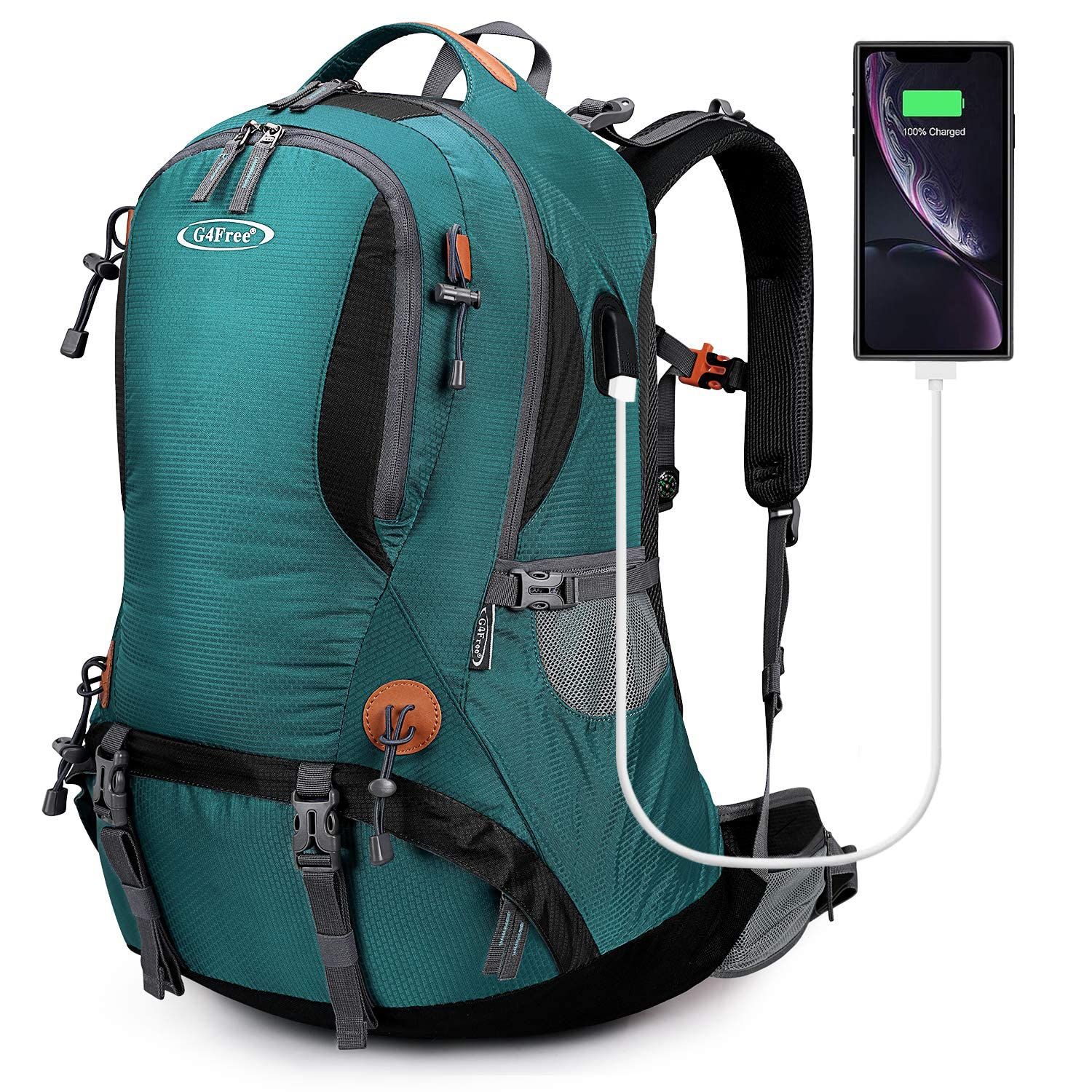 G4Free 登山リュック 45l 多機能バックパック 大容量 レインカバン付き アウトドア バッグ 防災 遠足 軽量 撥水 旅行 ハイキング 給水シ G4Free] 登山リュック 45l 多機能バックパック 大容量 レインカバン