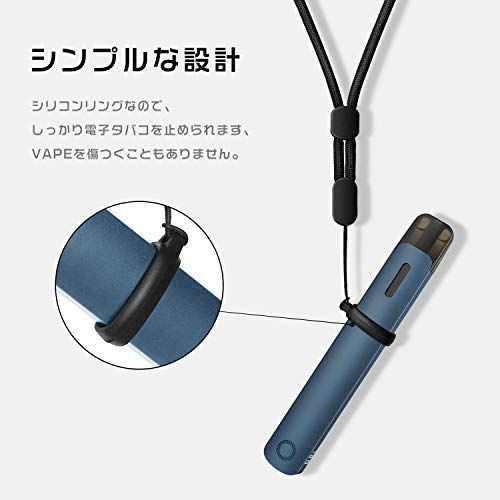 Happy-shopsネックストラップ 電子タバコ用 VAPE ベイプ ネックストラップ 3本 シリコンリング 8mm 13mm 20mm 各2個付き  ego プルーテプラス カリバーン myblu 持ち歩け用 自由組み合わせ 9点セット メルカリ