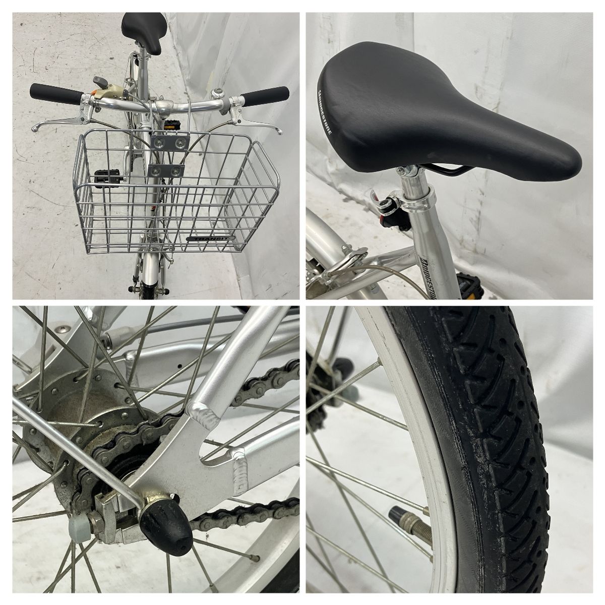 BRIDGESTONE TRANSIT LIGHT TL183 折りたたみ自転車 アルミ 16×18インチ シルバー 中古 C9345742 -  メルカリ