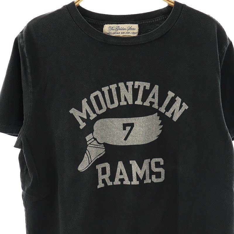 【新品】REMI RELIEF/レミレリーフMOUNTAIN RAMS T-SH レミレリーフ REMI RELIEF MOUNTAIN RAMS Tシャツ カットソー