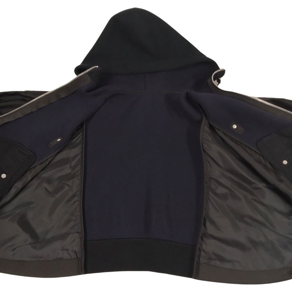 SACAI サカイ 21AW 品番 21-05577 stitching bat sleeve hooded jacket 異素材 切替 ドッキング  ブルゾン ジャケット 正規品 / 35710 - メルカリ