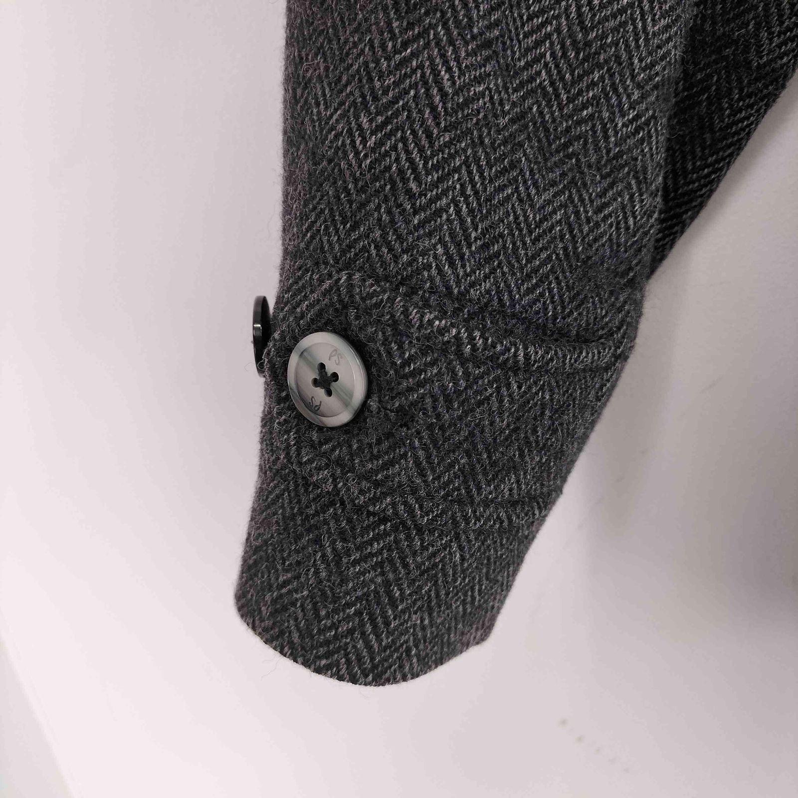 [美品]Paul Smith ヘリンボーンダッフルコート 高速配送 美品】ポールスミス/ヘリンボーンダッフルコート/2WAY