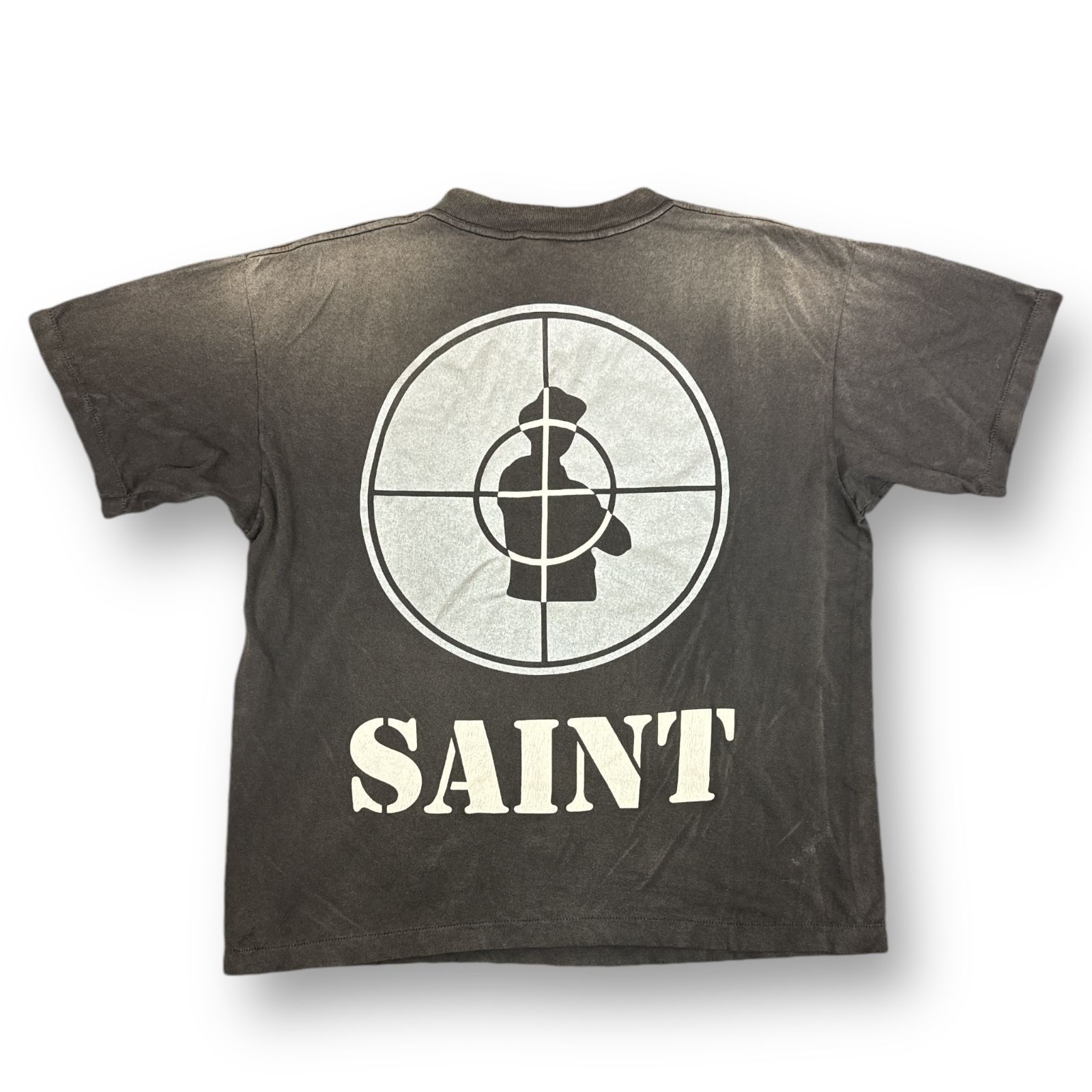 定価48400円 SAINT MICHAEL × PUBLIC ENEMY 24AW S/S TEE SNT ENEMY セントエネミーTシャツ  セントマイケル パブリックエネミー コラボ SM-YS1-0000-C18 チャコール S 77871A4 - メルカリ