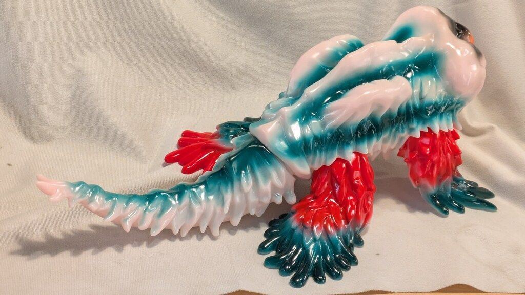 マルサン 世紀の大怪獣 四足ヘドラ450 ブルマァクカラー ピンク蓄光